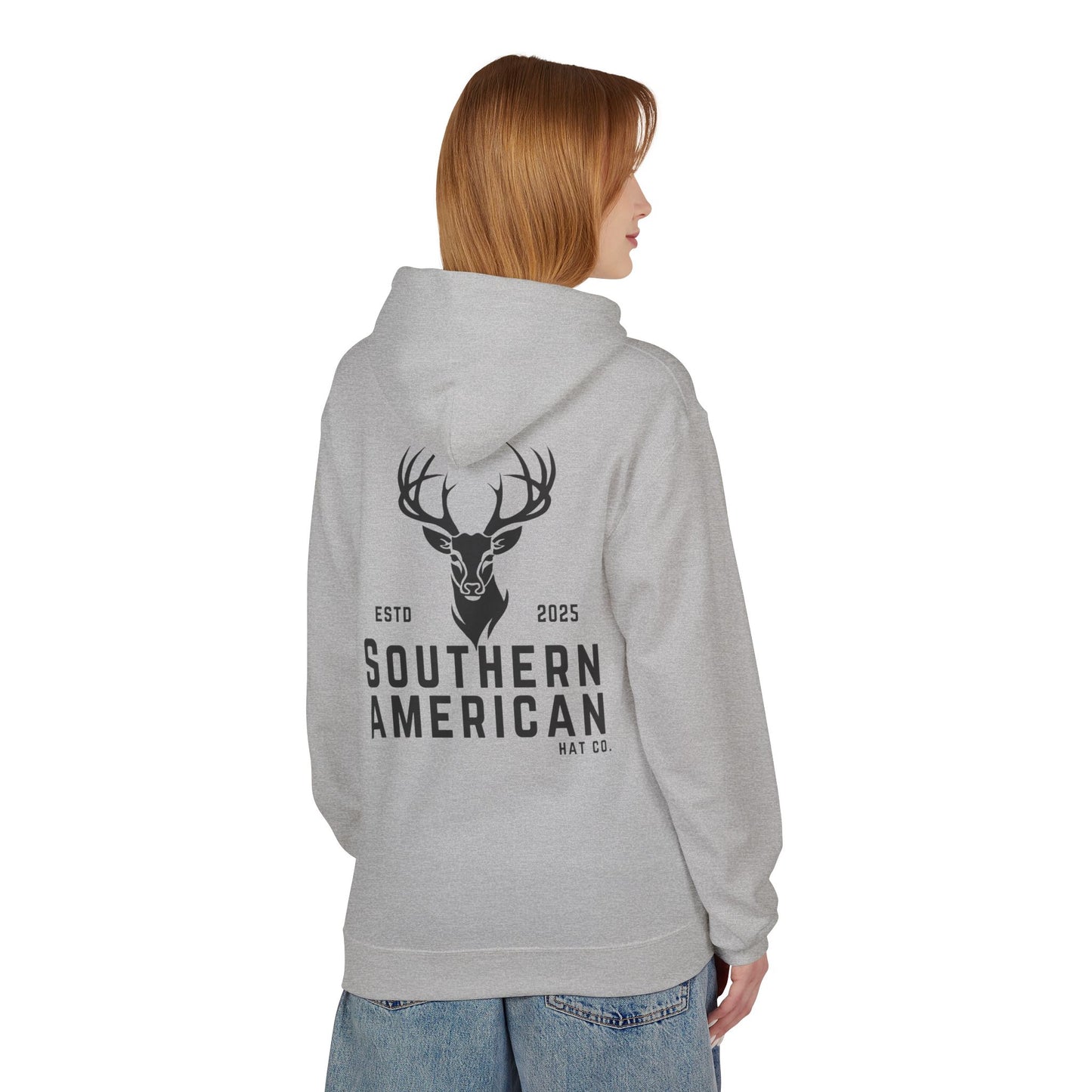 SA Buck Midweight Softstyle Fleece Hoodie